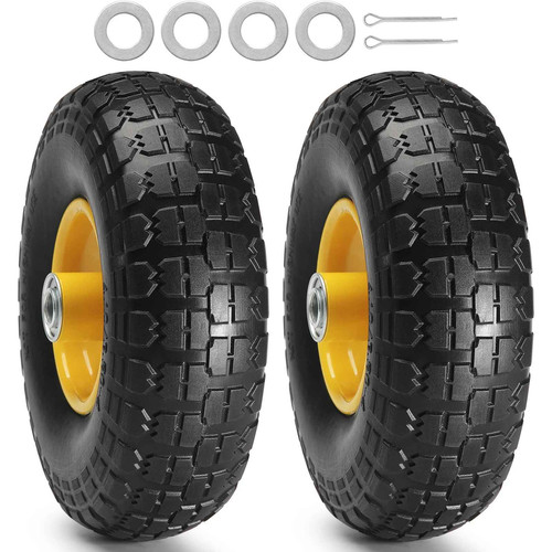 Flat free tires - 10", flat-free